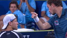 El tenso encontrón entre Schwartzman y Medvedev en la derrota de Argentina en la ATP Cup