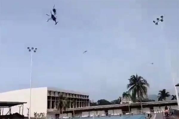 VIDEO | Dos helicópteros chocaron en Malasia: Hay 10 muertos