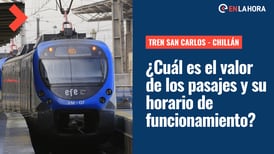 Tren San Carlos - Chillán: ¿Cuánto cuesta un pasaje, qué días funciona y cuáles son sus horarios de funcionamiento?