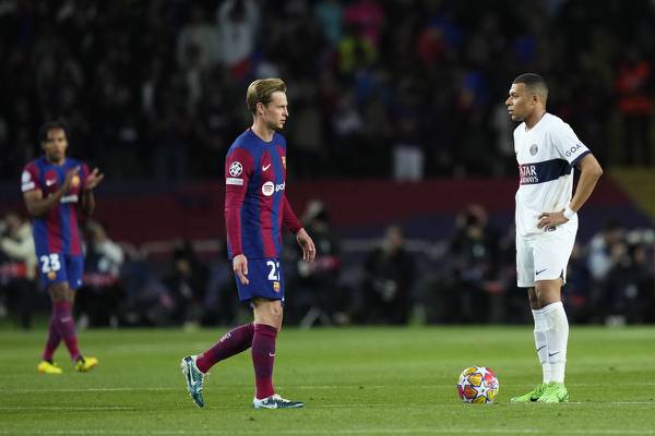 Revelan fuerte bronca entre jugadores del Barcelona y Mbappé en camarines