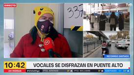 “Es una inspiración para todos”: Presidente de mesa en Puente Alto sorprende con mascarilla de Felipe Camiroaga 