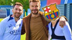 David Beckham tiende su mano y ofrece ayuda al Barcelona para contratar a Lionel Messi, con escala en Miami
