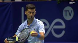 VIDEO| El increíble punto que Novak Djokovic le ganó a Cristian Garin en el ATP de Astana