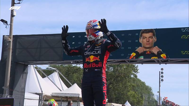 Max Verstappen, Gran Premio de Italia, Fórmula 1