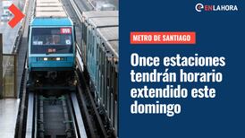 Metro de Santiago: Conoce qué estaciones extenderán su horario este domingo 22 de enero