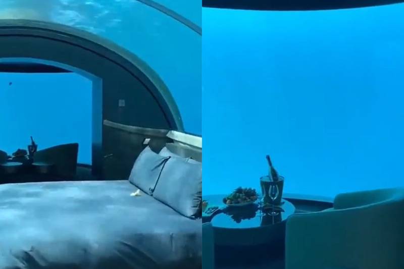 Hotel Submarino en Maldivas.
