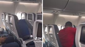 VIDEO| Hombre borracho vomita en los asientos de un avión y se hace viral