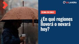 Lluvias y nieve en Chile | Revisa las regiones del país en las que lloverá o nevará este domingo 16 de octubre