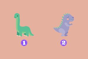 Elige un dinosaurio y conoce qué virtud te ayudará este mes