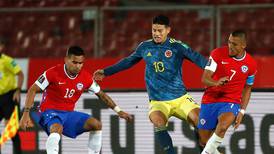 El camarín de Colombia es un lío antes de jugar contra Chile por culpa de James Rodríguez