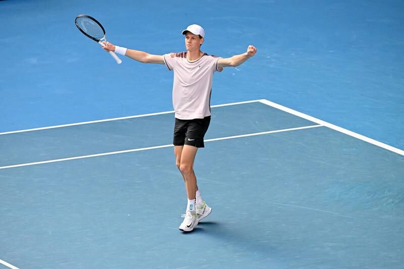 Jannik Sinner derrotó a Djokovic en el Australian Open