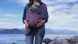 "Hoy soy otra": Juanita Ringeling mostró inédita postal de cuando estaba embarazada de su pequeño hijo, Aurelio