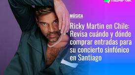 Ricky Martin en Chile: Revisa cuándo y dónde comprar entradas para su concierto sinfónico