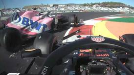 [VIDEO] El polémico choque entre Stroll y Verstappen en las prácticas del Gran Premio de Portugal