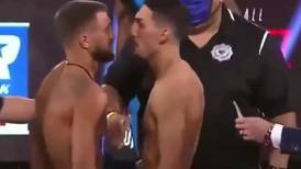 [VIDEO] El tenso cara a cara entre Lomachenko y López antes del combate por los tres títulos mundiales de la categoría