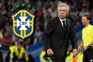 Presidente de Federación de Brasil le pide al Real Madrid que libere a Carlo Ancelotti