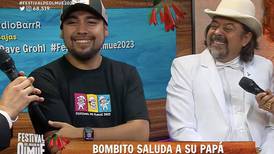 "Se ganó un viático"; El orgullo de Bombo Fica por su hijo, Sebastián Fica, por su labor en el show del Festival del Huaso de Olmué