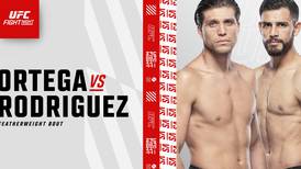 Brian Ortega vs Yair Rodríguez: Esta será la cartelera de la UFC Fight Night de Nueva York