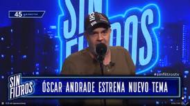 VIDEO| Óscar Andrade sorprendió con una particular canción de la opción "rechazo" a la nueva Constitución