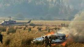 VIDEO | Galvarino: Helicóptero cayó mientras combatía incendio forestal y dejó dos fallecidos