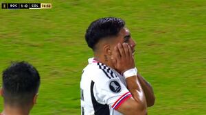 VIDEO | La clarísima ocasión que desperdició Jordhy Thompson en la derrota de Colo Colo ante Boca Juniors