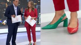 Este es el motivo por el que Soledad Onetto usó zapatos diferentes en el noticiero de Canal 13