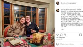 “Con razón no te dejan ver a tu hijo”: Claudio Fariña causa polémica por fotografiarse sosteniendo un arma junto a su hija 
