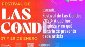 Festival de Las Condes 2023: A qué hora empieza y en qué horario se presenta cada artista y comediante este sábado 28 de enero