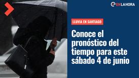 ¿Va a llover este domingo en Santiago?: Revisa cuál es el pronóstico para la Región Metropolitana