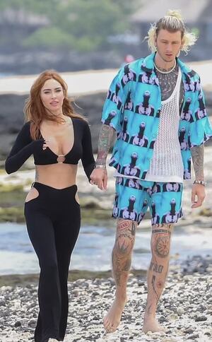 Megan Fox y Machine Gun Kelly se reconcilian durante romántico viaje a Hawái