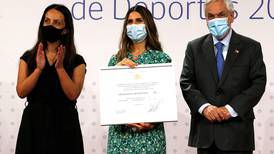Sebastián Piñera le hizo entrega a Francisca Crovetto el Premio Nacional de Deportes 2019