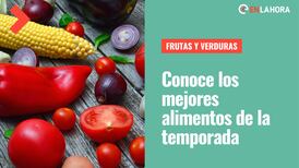 Estas son las frutas y verduras de la temporada en la Región Metropolitana