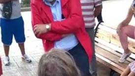 [VIDEO] "Yo soy Beals, hue...": graban a alcalde de San Felipe dándole una bofetada a persona en situación de calle