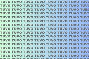 Test Visual: Encuentra la palabra TUBO en solo 10 segundos