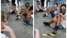 [VIDEO] Niños se protegen de tiroteo en escuela, manteniendo la distancia por el Covid