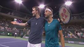 VIDEO| "No es polvo de ladrillo": curiosa reacción de Aleksandr Búblik a su rival tras perder en Indian Wells