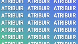 Test Visual: ¿Puedes identificar dónde está mal escrita la palabra "ATRIBUIR" en menos de 8 segundos?