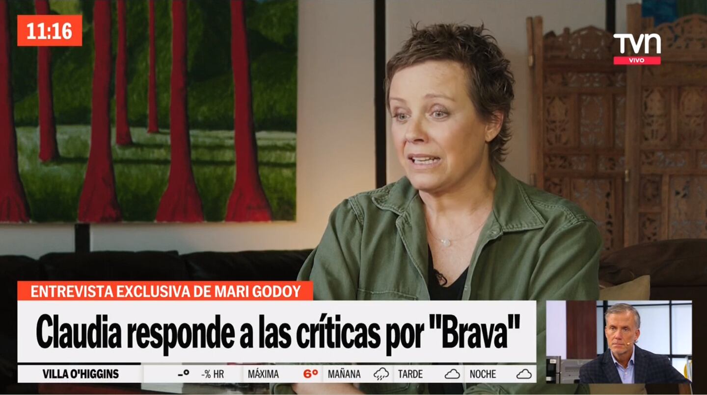 Claudia Conserva revela que familiares no quisieron ver "Brava".