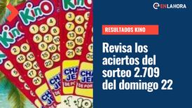 Resultados Kino Chile: Revisa los ganadores del sorteo N°2709 de este domingo 22 de enero