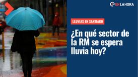 Lluvia en Santiago: ¿Lloverá este domingo 10 de julio en la Región Metropolitana?