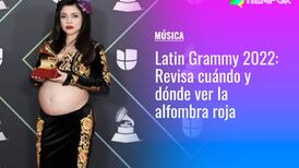Latin Grammy 2022: Revisa aquí cuándo y dónde ver en en vivo la alfombra roja