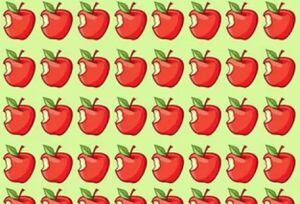 Test visual: ¡Identifica la manzana falsa en solo 5 segundos!