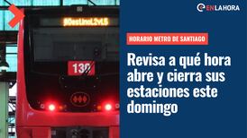 Horario Metro de Santiago | ¿A qué hora abre y cierra sus estaciones este domingo 23 de octubre?