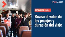 Tren Arica - Tacna: Conoce el valor de los pasajes, cómo comprarlos y cuánto dura cada viaje