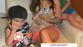 Eugenia Lemos reveló foto de hace 12 años atrás: Su perrito era cachorrito