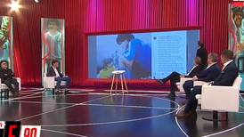 [VIDEO] Panel de 90 minutos se quebró luego que Sebastián Vignolo leyera la carta de la hija de Maradona