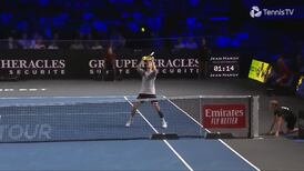 VIDEO | El insólito remache de Alexander Bublik que le costó el título del ATP 250 de Moselle