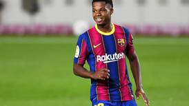 La recuperación de la lesión de Ansu Fati en el Barcelona se complica