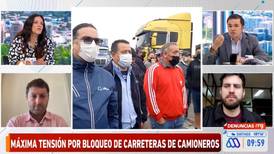 "No diga tonteras, es su opinión": Roberto Saa y Karla Constant protagonizaron tenso debate por paro de camioneros