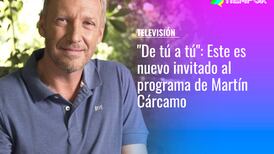 "De tú a tú" con Martín Cárcamo: Este es el próximo invitado al episodio estreno del 16 de octubre
